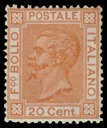 REGNO D'ITALIA 1877
20c. ocra arancio

Provenienza
Collezione "Nimue"


Cert. A