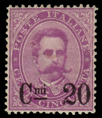 REGNO D'ITALIA 1890
20c./50c. violetto

Provenienza
Collezione "Nimue"


Cert.