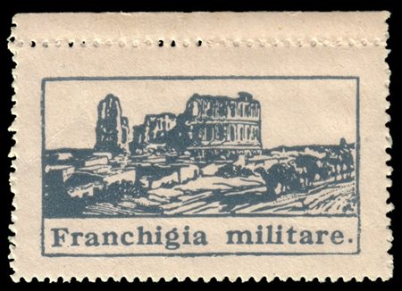 REGNO D'ITALIA 1943
Franchigia militare "Anfiteatro di El Djem". verde azzurro