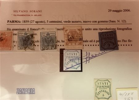 ANTICHI STATI ITALIANI 1850/1867
Lotto formato da esemplari in blocchi, quartin