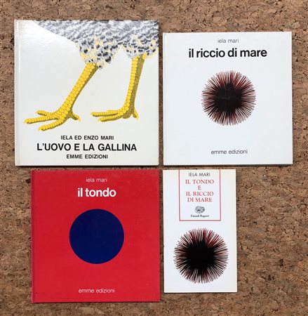 ENZO E IELA MARI - Lotto unico di 4 libri illustrati