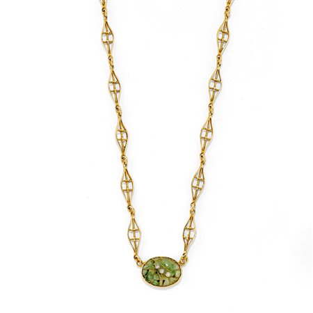 Collana in oro giallo 18K