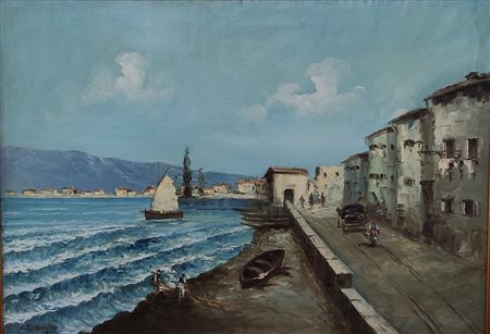 Cesare Bentivoglio Paesaggio Ligure 