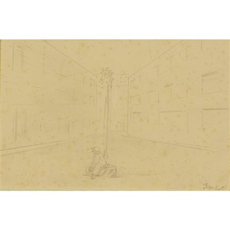 Amerigo Bartoli Natinguerra Terni 1890-Roma 1971 17x27 cm. "Senza titolo",...