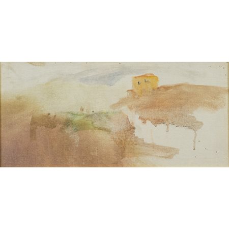 Andrea Alfano Castrovillari 1879-1967 22x47 cm. "Senza titolo", olio su...