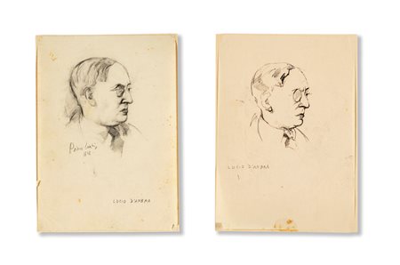 Primo Conti, Lotto di due disegni, 1928