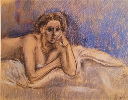 Alberto Sughi, Donna sdraiata, 2006