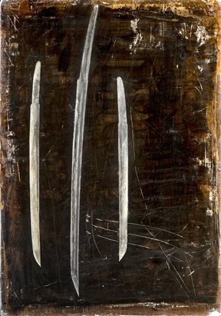 Eduard Winklhofer, Senza titolo (tre spade), 1992