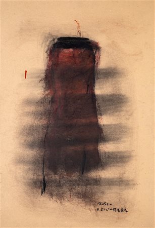 Piero Pizzi Cannella, Rosso nell'ombra, 1987