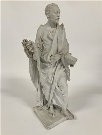 Nando Conti "Santo" scultura in marmo (h cm 57) Firmata e datata 1945 sulla base