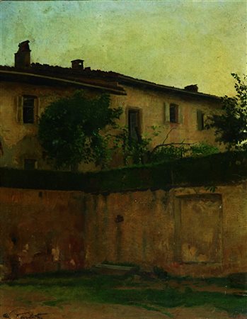 TURLETTI CELESTINO (Torino 1845 – 1904) - "Cavoretto - Casa Parrocchiale"...