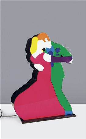 LODOLA MARCO (Dorno (PV) 1955) - "Ballerini" 2010, 52x39x12 perspex e neon...
