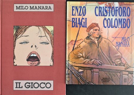 IL GIOCO e ENZO BIAGI CRISTOFORO COLOMBO lotto di due libri di Milo Manara a...