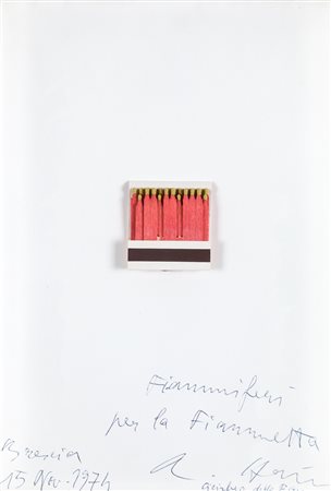 RAYMOND HAINS (1926-2005) - Fiammiferi per la fiammetta, 1974