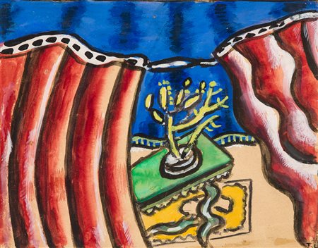 FERNAND LÉGER (1881-1955) - Décor pour Opéra Bolivar (Theatro decor), 1945