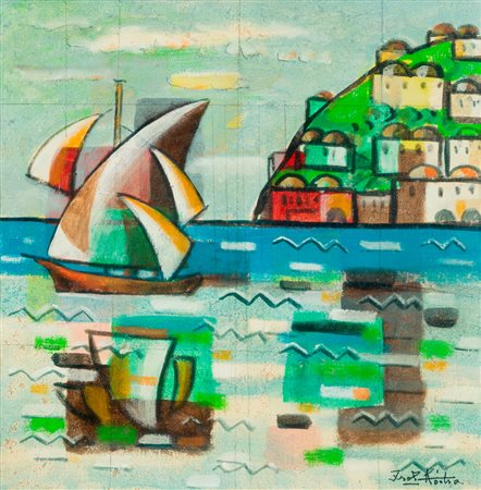 IBRAHIM KODRA (1918-2006) - Positano