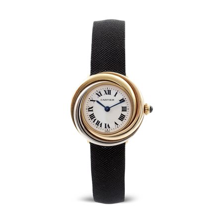 Cartier collezione "Trinity", orologio da donnaanni 2000in oro a tre colori...