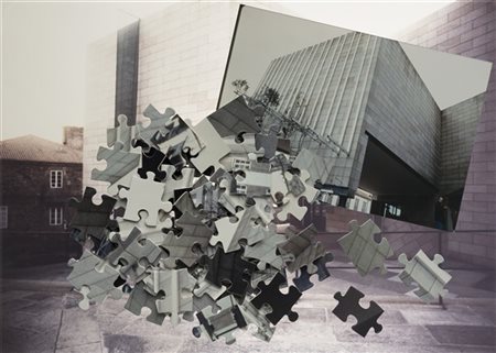 Vito Acconci Park up a Building 1996

Opera composta da un puzzle fotografico co