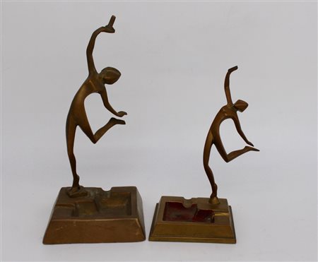 Due sculture in metallo - Two metal sculptures
