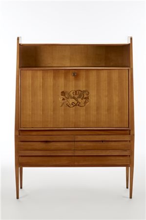 Paolo Buffa Secretaire a ribalta. Esecuzione Serafino Arrighi, Cantù, 1952-1953.