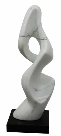SCANU Maria Oristano 1931 Figura, 1998 marmo bianco statuario, cm. 90 x 30 x...