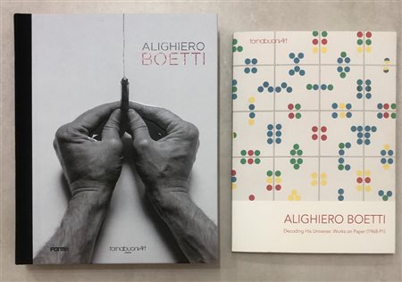 ALIGHIERO BOETTI - Lotto unico di 2 cataloghi