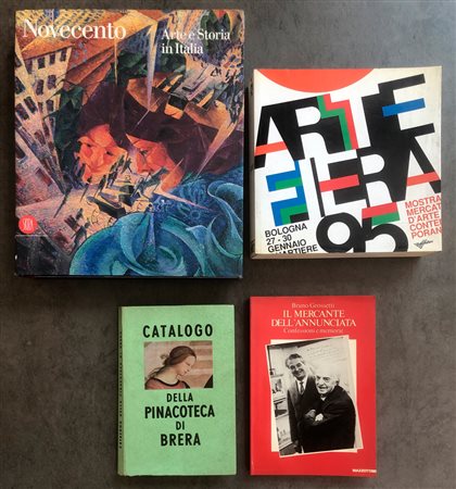 COLLETTIVE D'ARTE MODERNA E CONTEMPORANEA - Lotto unico di 2 cataloghi e 2 saggi