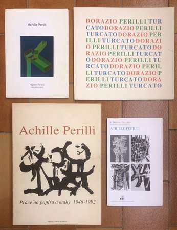 ACHILLE PERILLI - Lotto unico di 4 cataloghi: