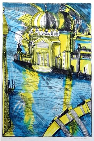 REMO BRINDISI, Venezia blu, 1991