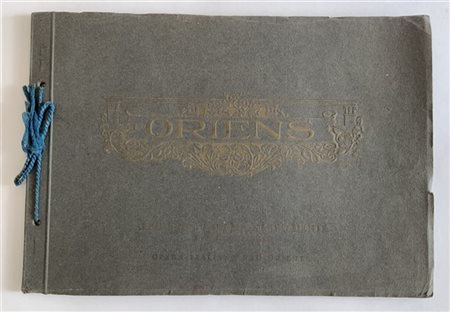 Album Oriens con settanta litografie d'Oriente a cura di G.Bascapè. (difetti)