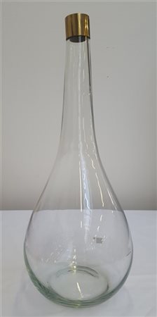 Manifattura di Murano
Vaso montato a lampada in vetro soffiato trasparente inco