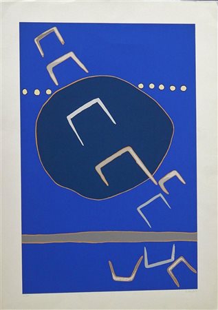 Ignoto SENZA TITOLO serigrafia, cm 68x48 firma es.33/70