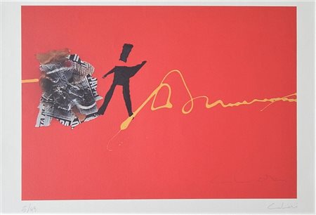 Giorgio Chiesi SENZA TITOLO serigrafia su tela, cm 50x70 firma es.5/49...