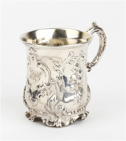Zuccheriera vittoriana inglese in argento - Londra 1883, maestri