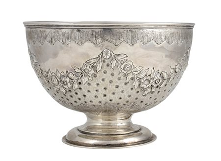 Bowl inglese in argento 925/1000 - Londra 1905,  Hunt & Roskell