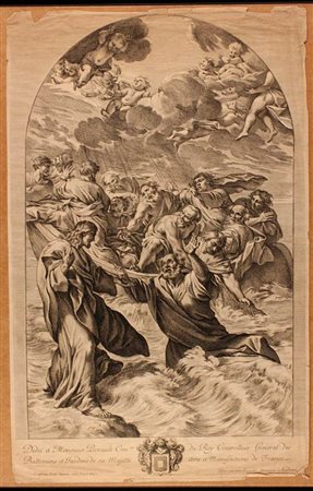 La Navicella, S. Pietro salvato dalle acque, 1690