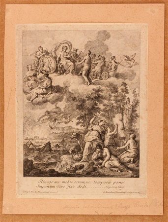 Allegoria del Matrimonio di Giuseppe Arciduca d'Austria  e Isabella Infanta di Spagna, 1761