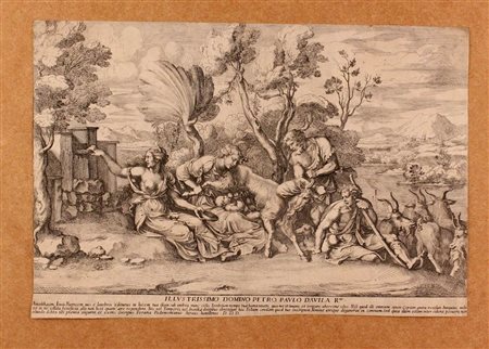 Giove allattato dalla capra Amaltea, 1670