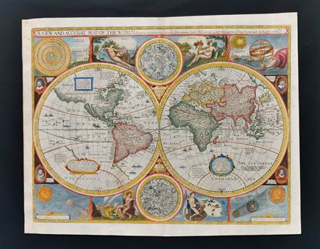 "A new and accurat map of the World, 1651
