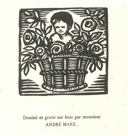 Bambino nel cesto di fiori, 1918