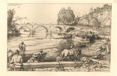 Le Pont Marie, 1902