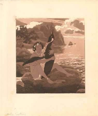 Erotic Scene III - Illustration, 1907