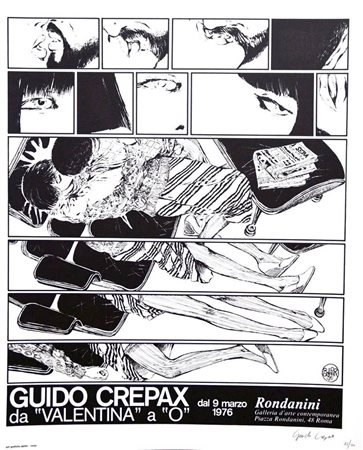 Guido Crepax - "Valentina" verso "O", 1976