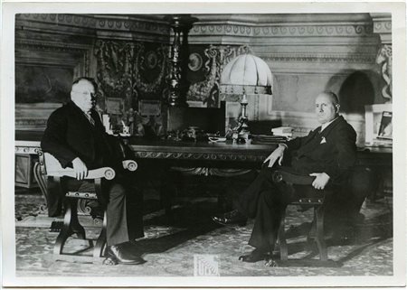 Mussolini e Litvinoff, Roma 1933