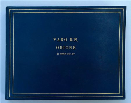 Album del varo torpediniera “Orione”, Palermo 1937