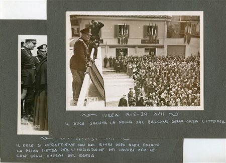 Due eventi pubblici con Mussolini