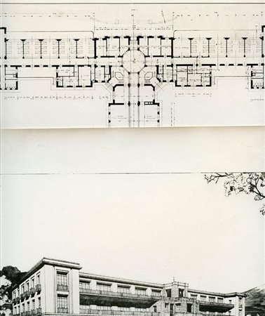 Progetto per ospedale di Siracusa, 1935 circa