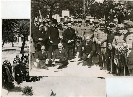 Lotto di due importanti stampe con ufficiali della prima guerra mondiale