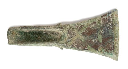 Proto-historic Bronze Axehead, 13th - 9th century BC; length cm 17,2