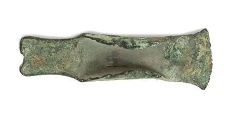 Proto-historic Bronze Winged Axehead, 13th - 9th century BC; length cm 11